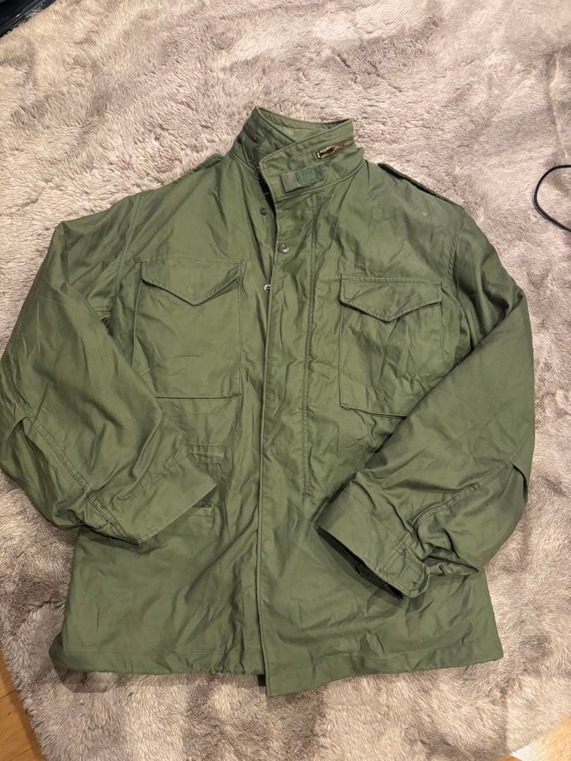 良好　80s M-65 フィールドジャケット米軍実物 ALPHA ライナー付き