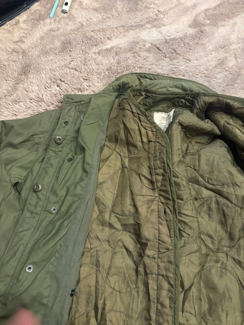 良好　80s M-65 フィールドジャケット米軍実物 ALPHA ライナー付き