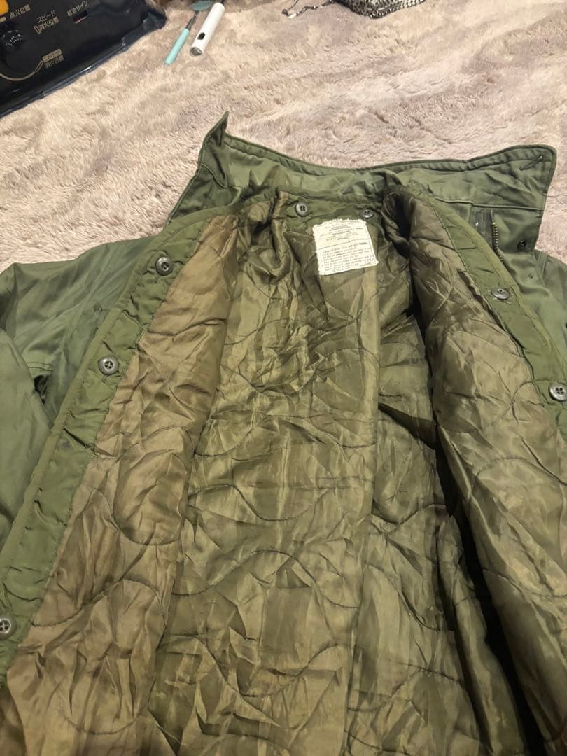 良好　80s M-65 フィールドジャケット米軍実物 ALPHA ライナー付き