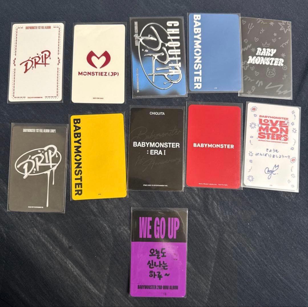 BABY MONSTER トレカまとめ売り チキタ、パリタ、アサ、アヒョン