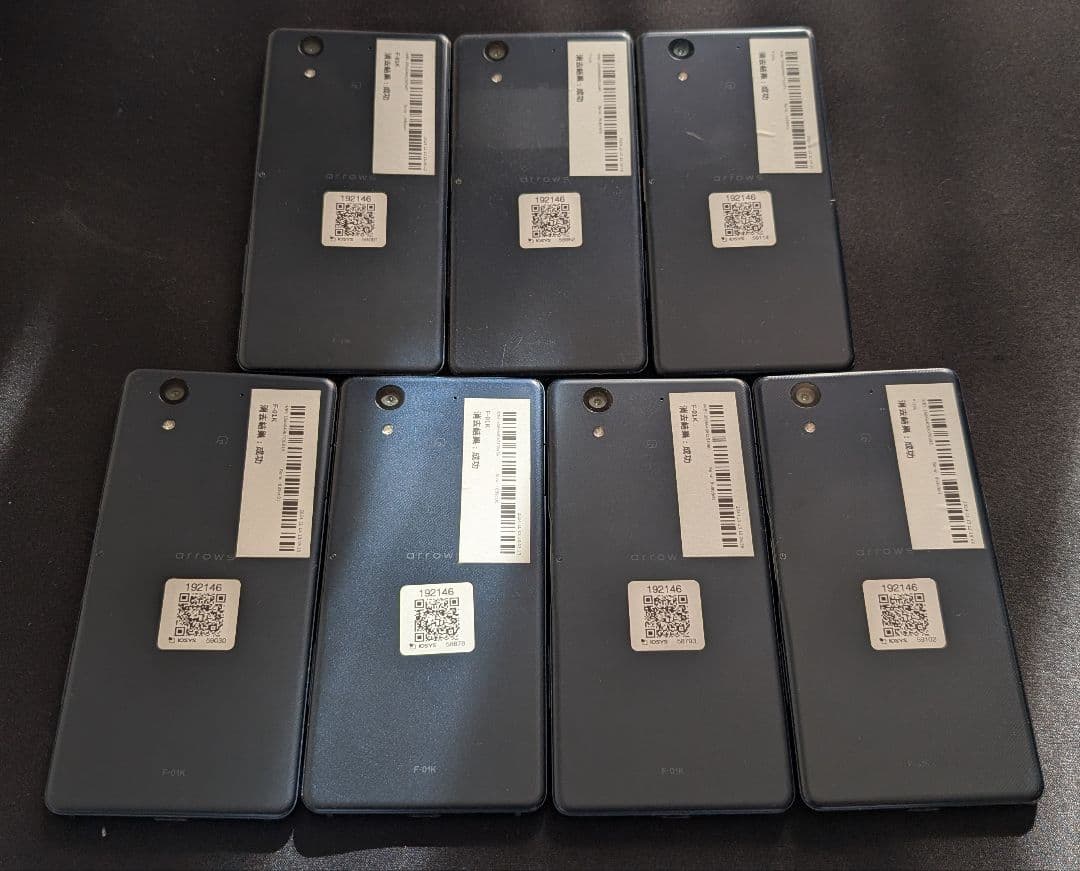 【中古】富士通 arrows NX F-01K 7台セット（その２）