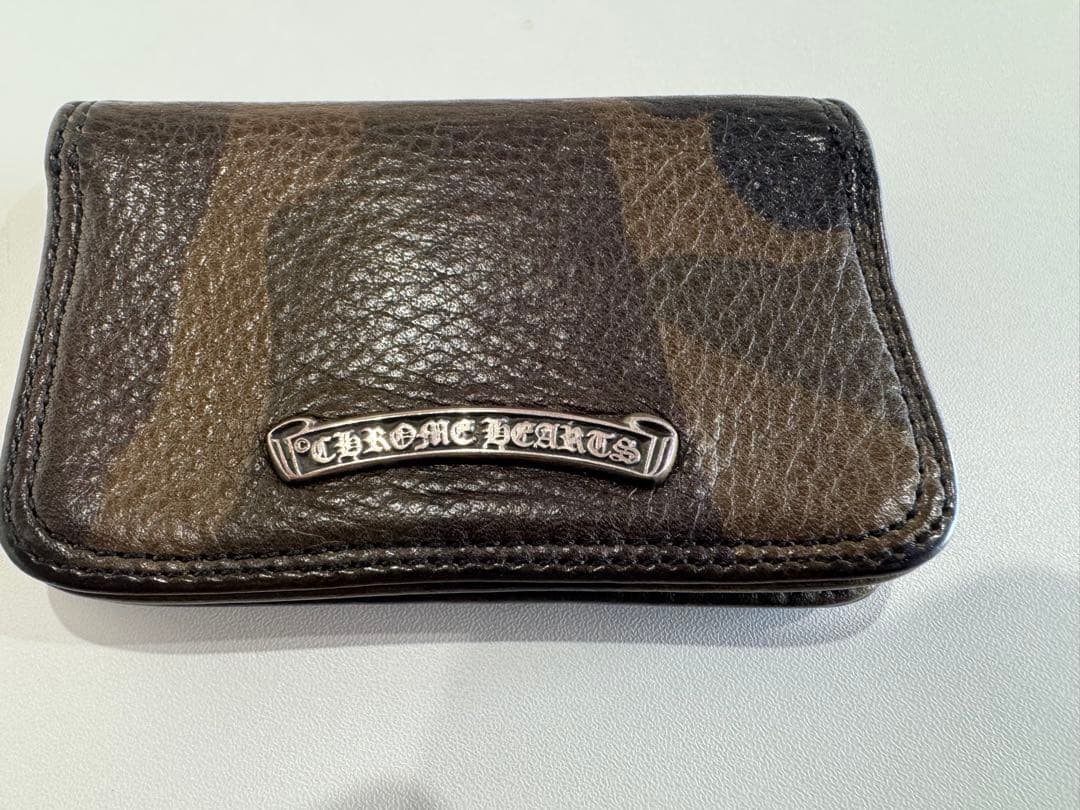 CHROME HEARTSグロメット付きカードケース　カモフラ　迷彩　名刺入れ