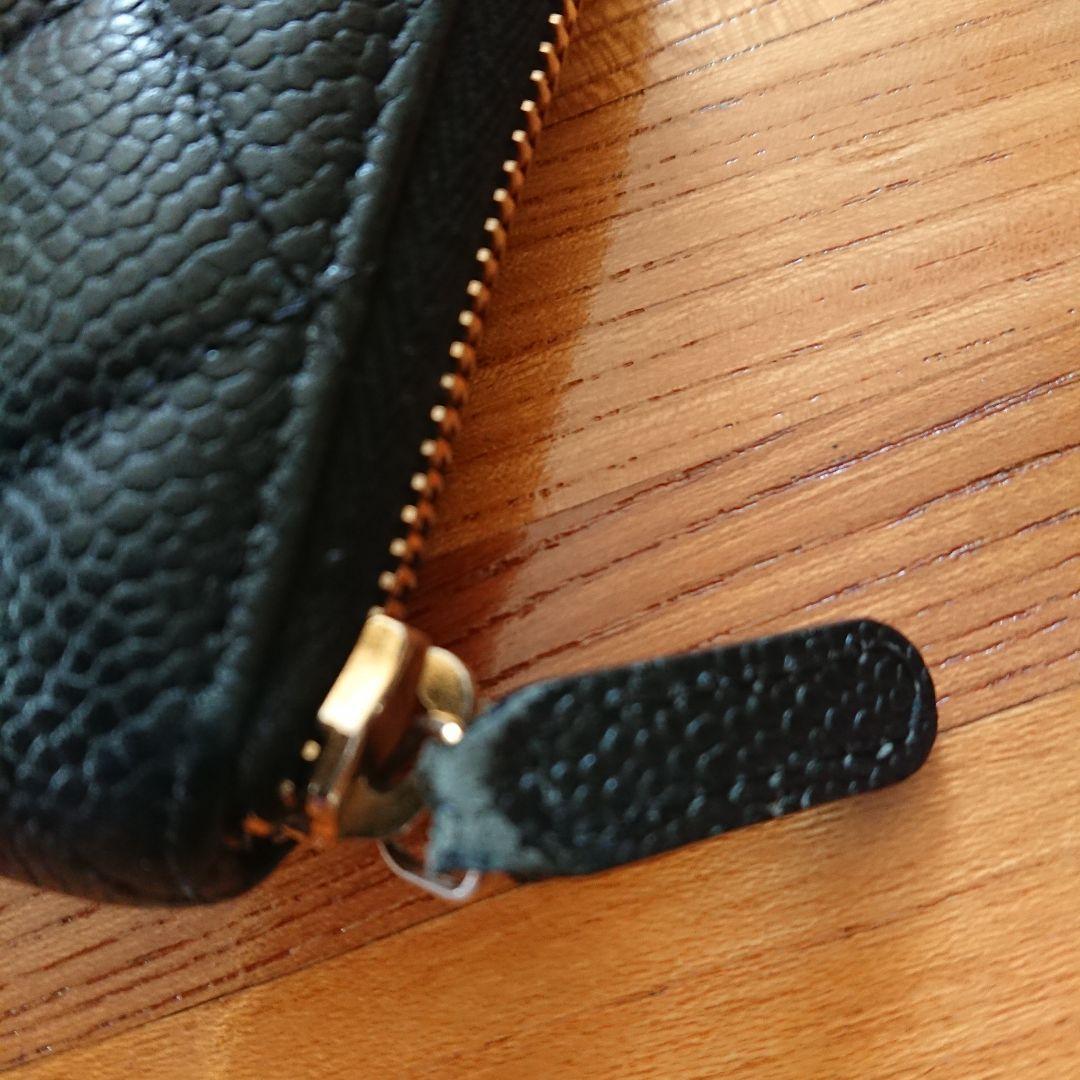 シャネル　CHANEL　ラウンドファスナー　長財布