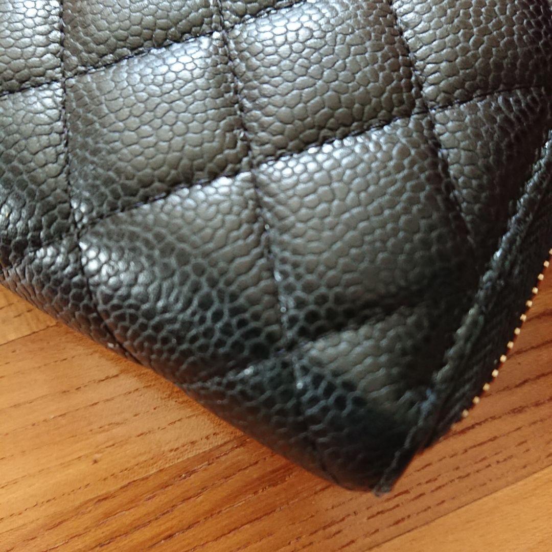 シャネル　CHANEL　ラウンドファスナー　長財布