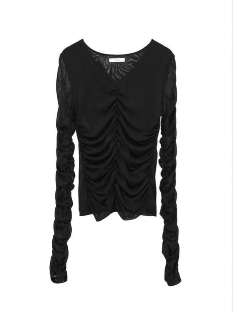 【新作/新品】CLANE W TULLE SHIRRING