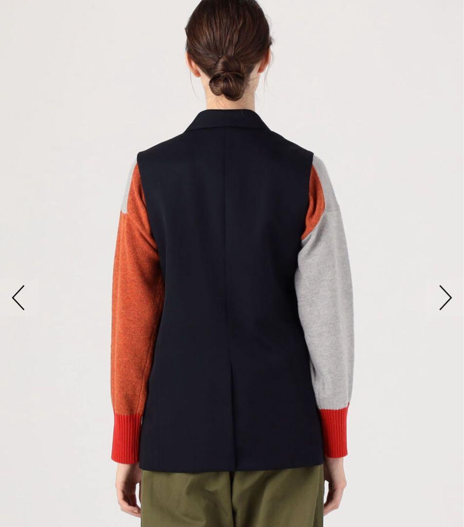 トゥモローランド MACPHEE ウールギャバジン ダブルブレストジレ