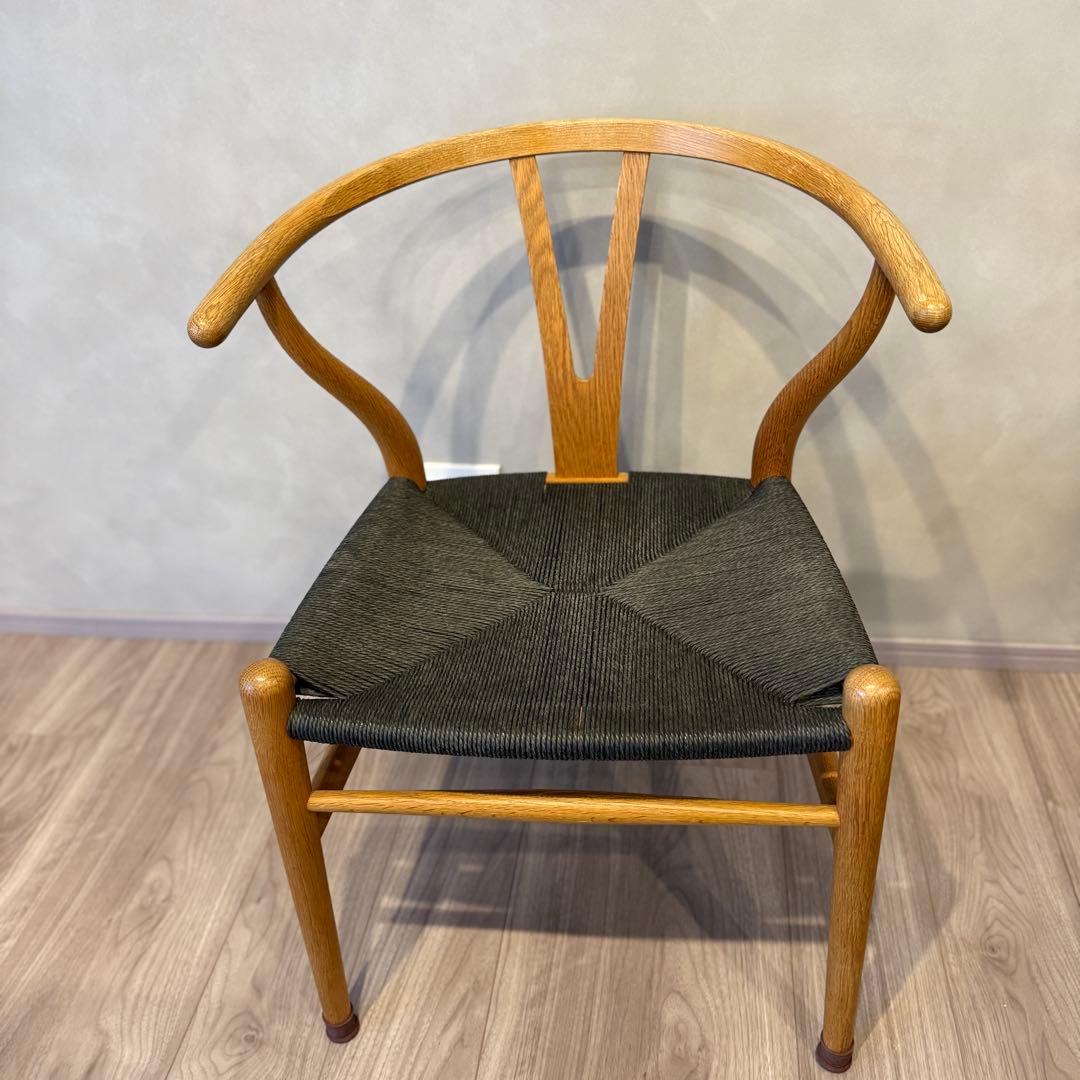 ワイチェア（オーク材・オイル仕上げ・ブラックペーパーコード）