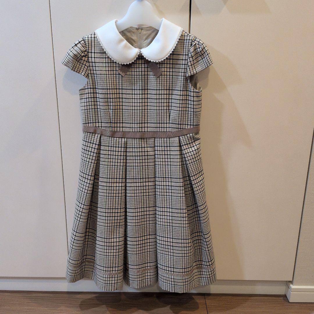 プティマイン 130センチ　女の子　フォーマル　入学式　ボレロ　ワンピース