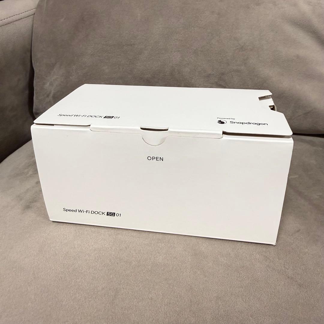 【新品未使用】Speed Wi-Fi DOCK 5G 01