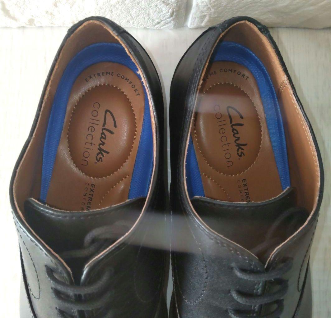 美品✨Clarks✨ビジネス/ワイドフィット/レザー/快適シューズ/26cm