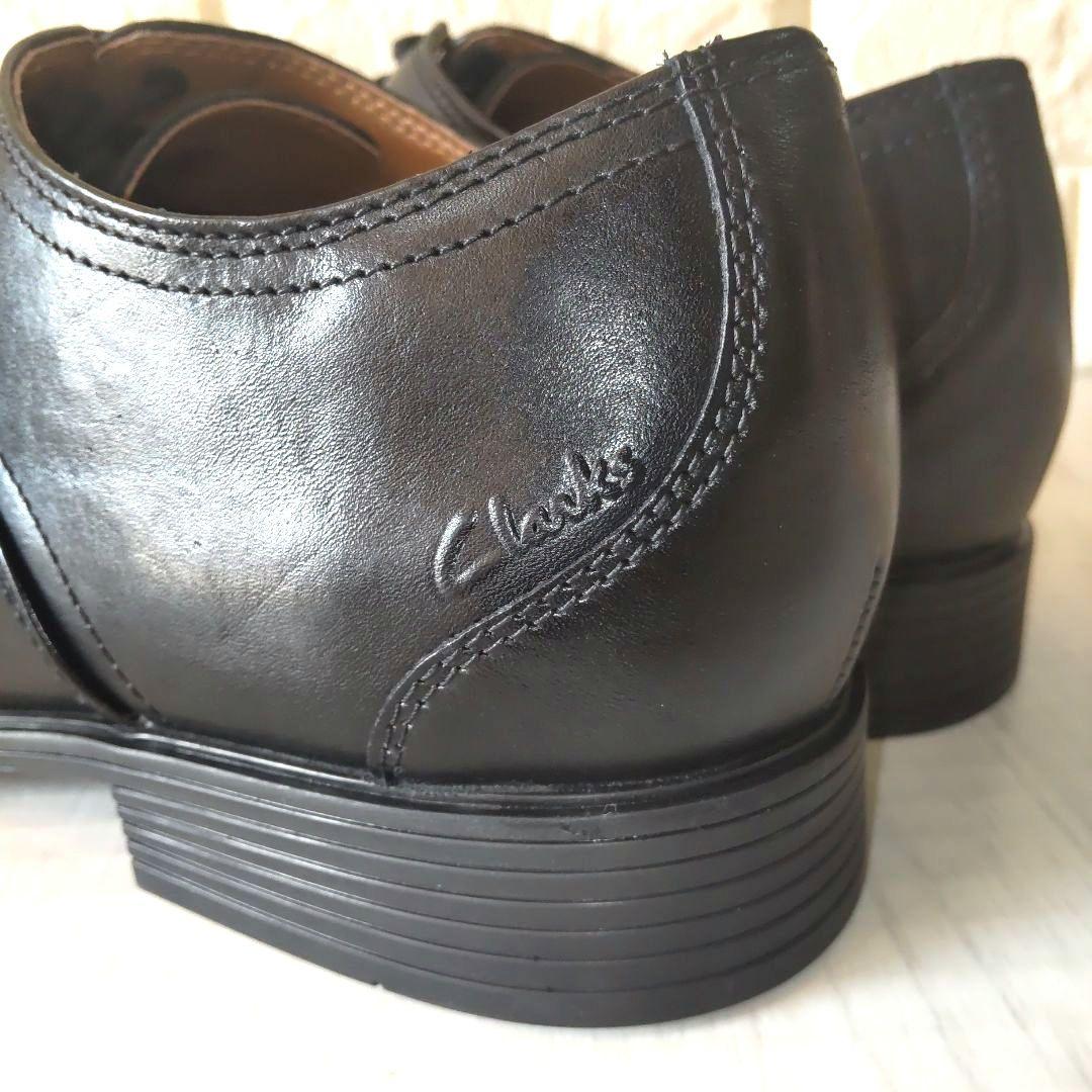 美品✨Clarks✨ビジネス/ワイドフィット/レザー/快適シューズ/26cm