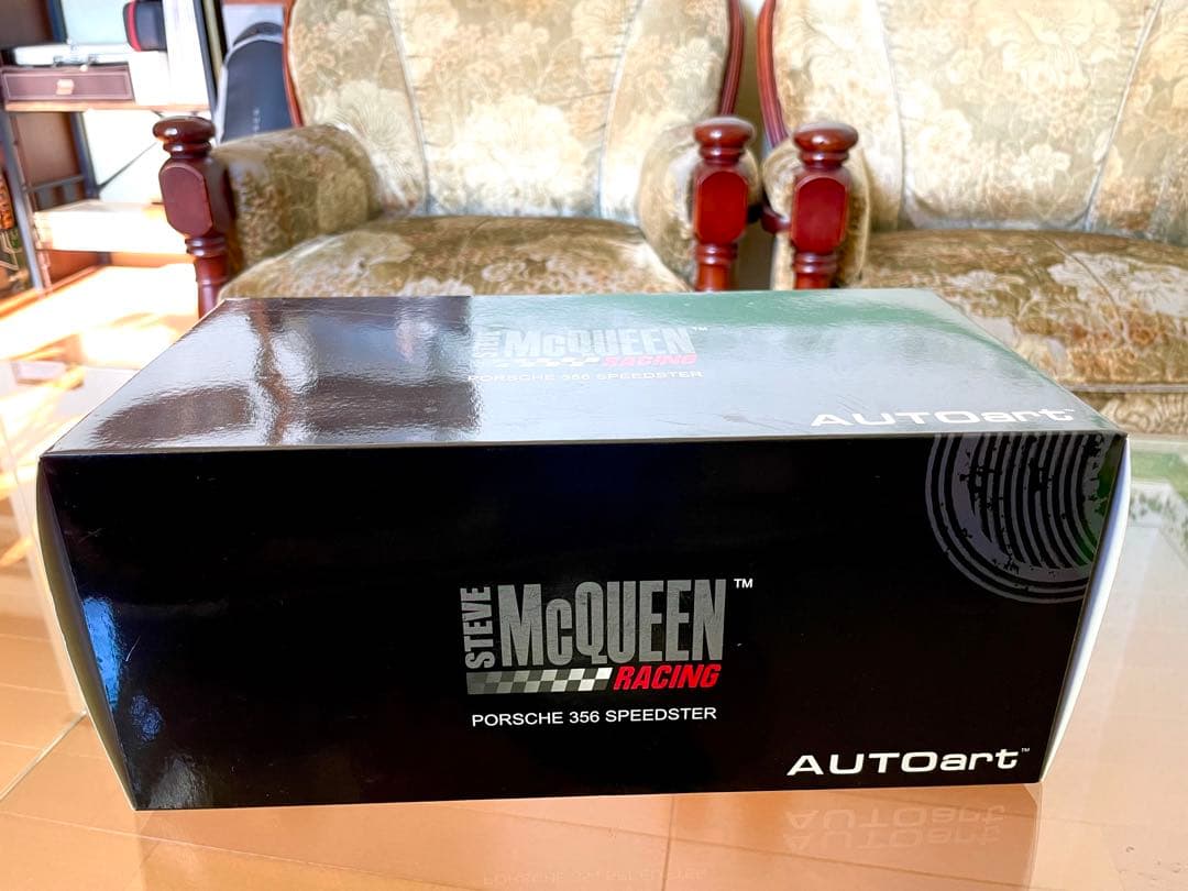 価格変更 1/18 ポルシェ356 スティーブ・マックィーンモデル ブラック