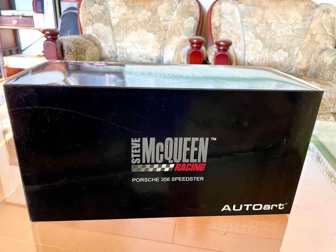 価格変更 1/18 ポルシェ356 スティーブ・マックィーンモデル ブラック