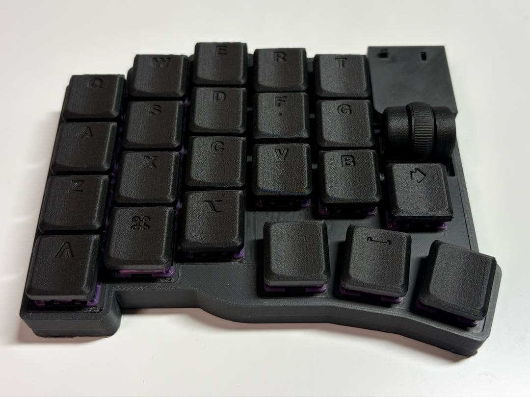 17mm狭ピッチ BT無線KeyballBLE 42keys 完成品