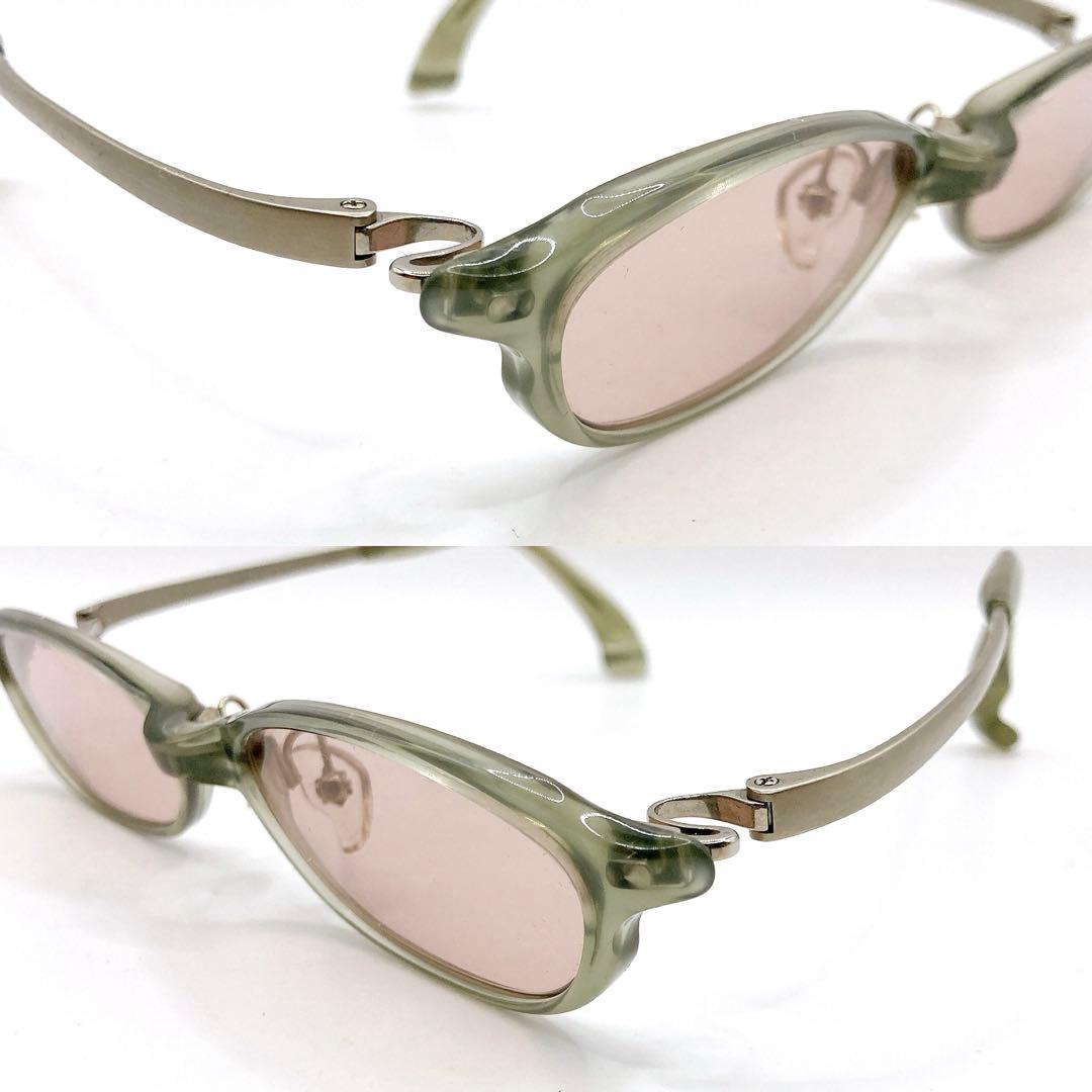 美品✨999.9 NPM-01 7104 フォーナインズ サングラス 度なし