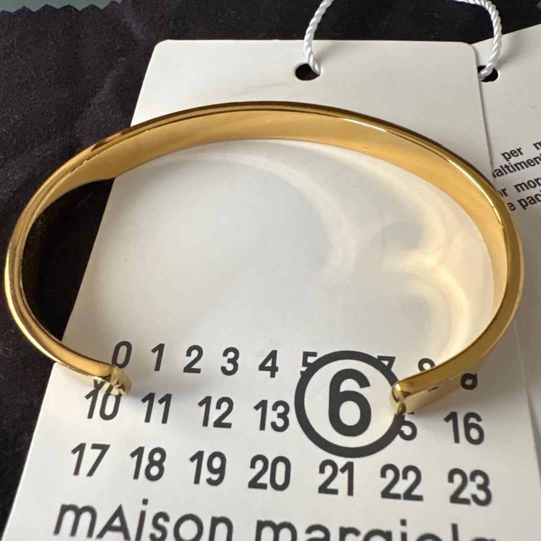 mAison margiela MM6 ゴールド バングル