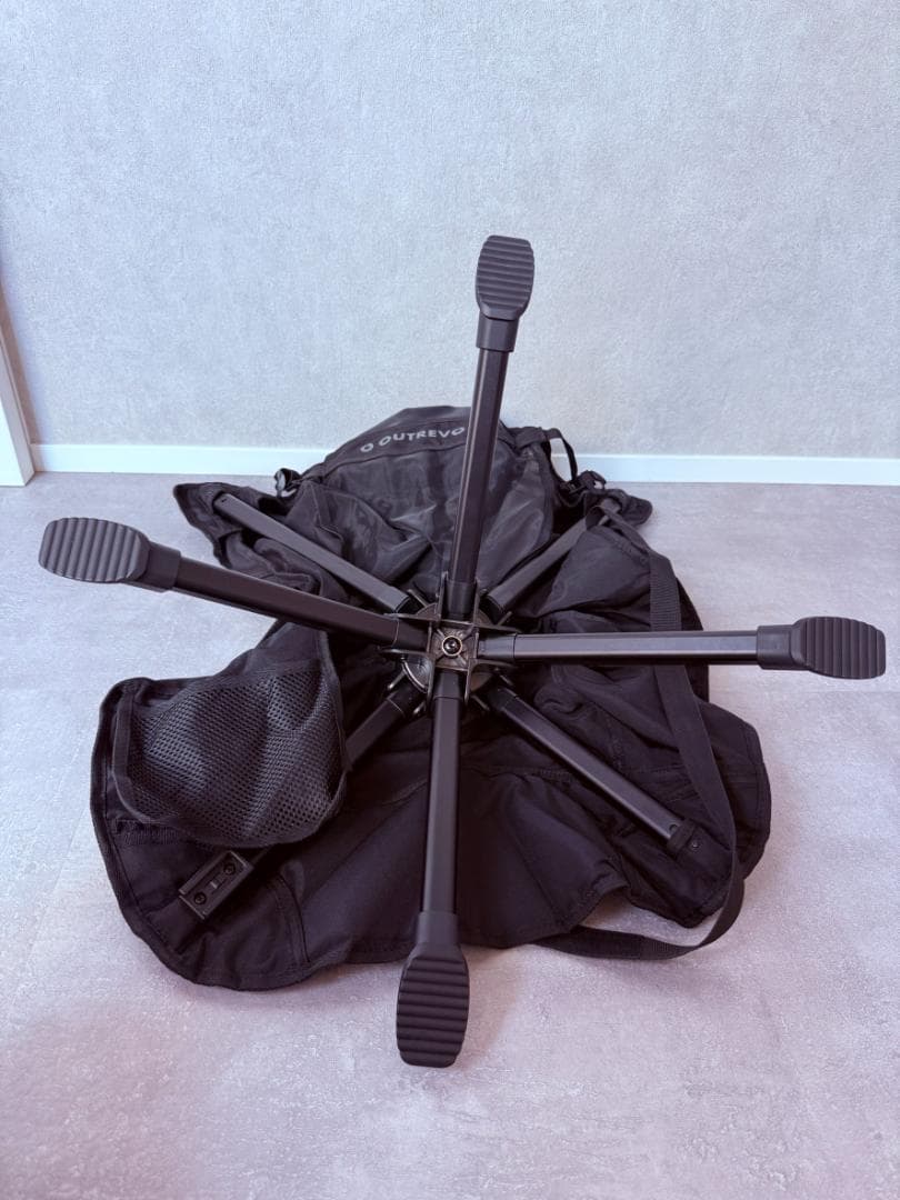 キャンプ用360度回転チェア OUTREVO【リボルバープラス】