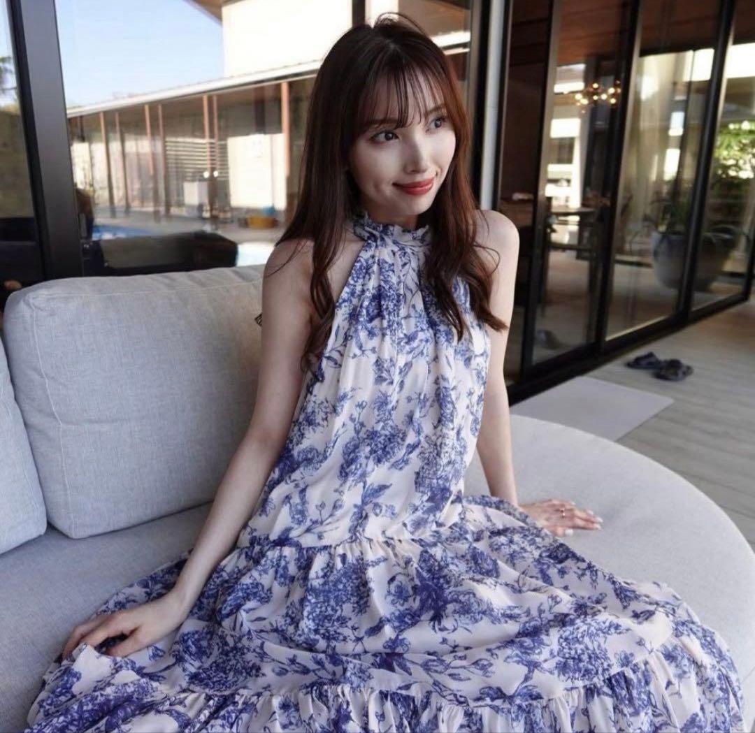 【Estella.K】 Positano Belted long Dress