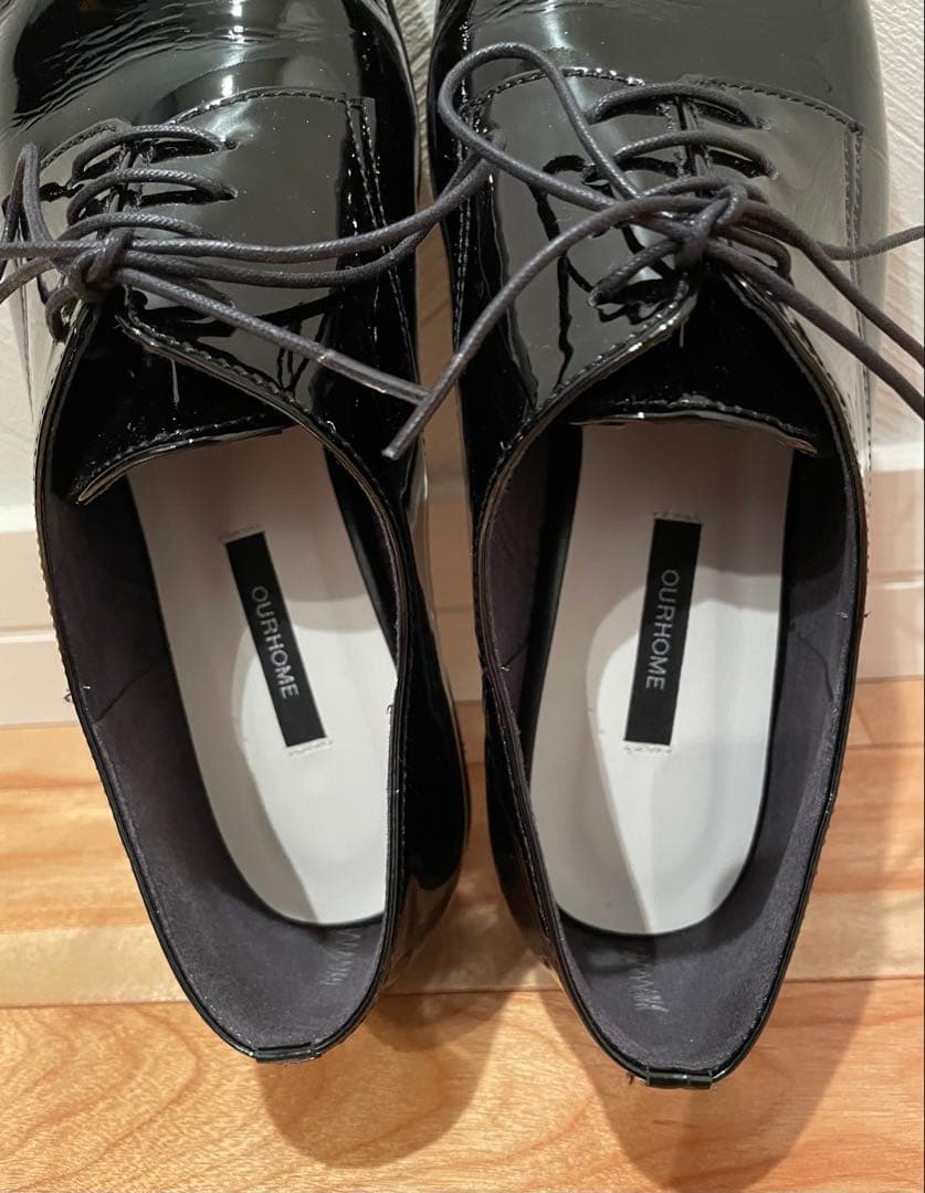 OUR きれいめレースアップシューズ 23.5cm