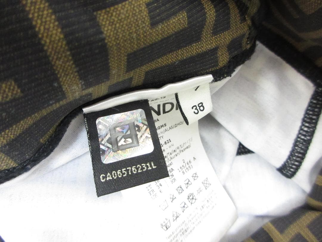 FENDI フェンディ ズッカ パンツ レギンス スパッツ 38（110）a