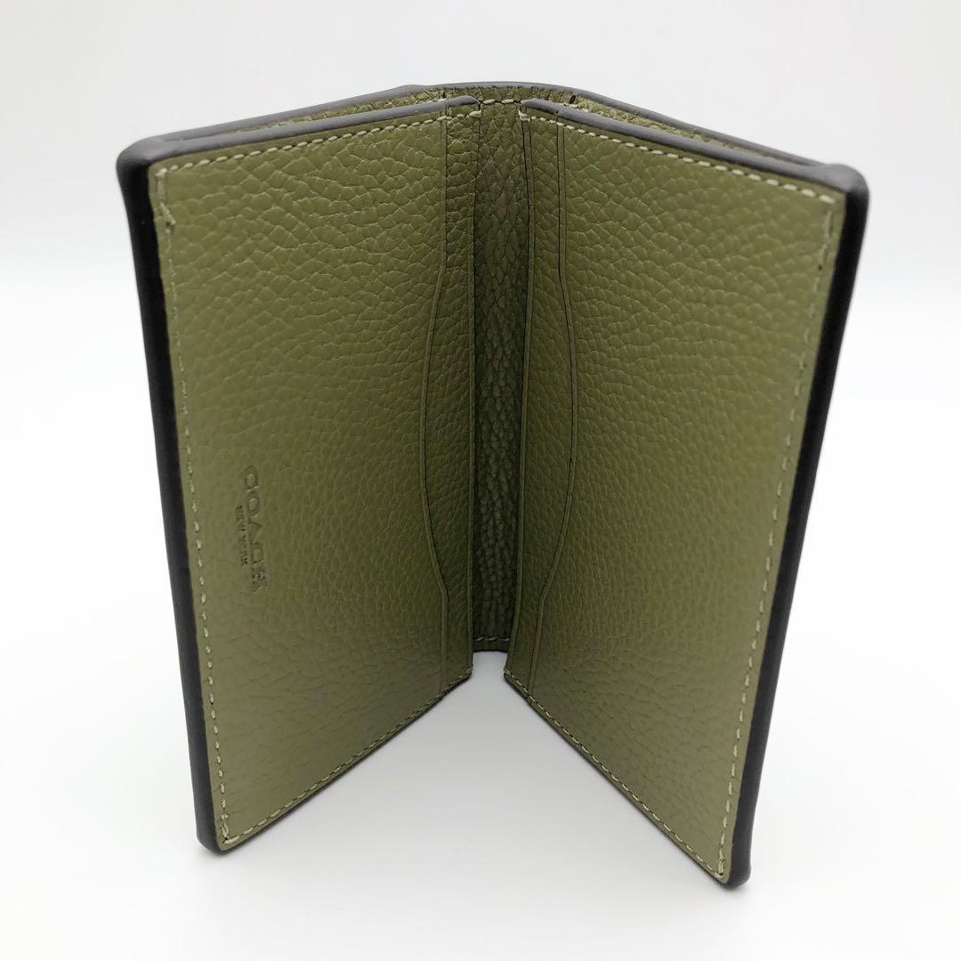 COACH ★大人気★ バイフォールド カードケース モス 名刺入れ 新品