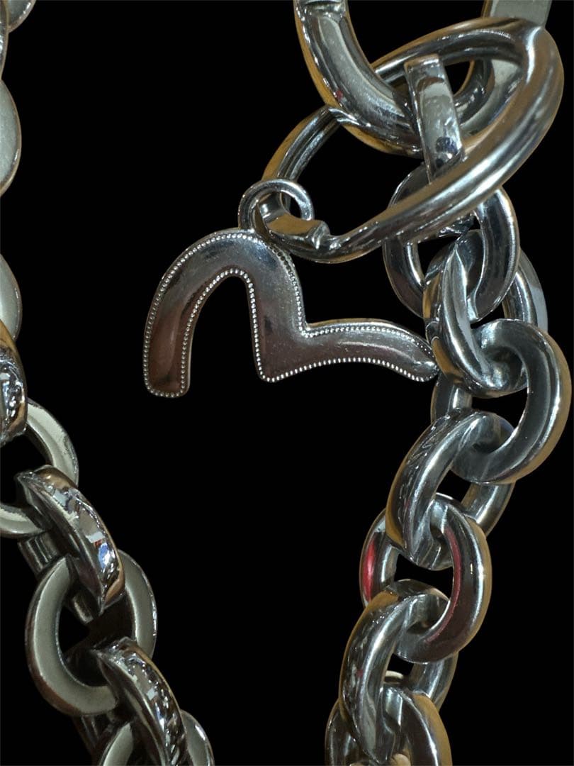 【値下げ】evisu エヴィス　カモメマーク　ウォレットチェーン 限定生産