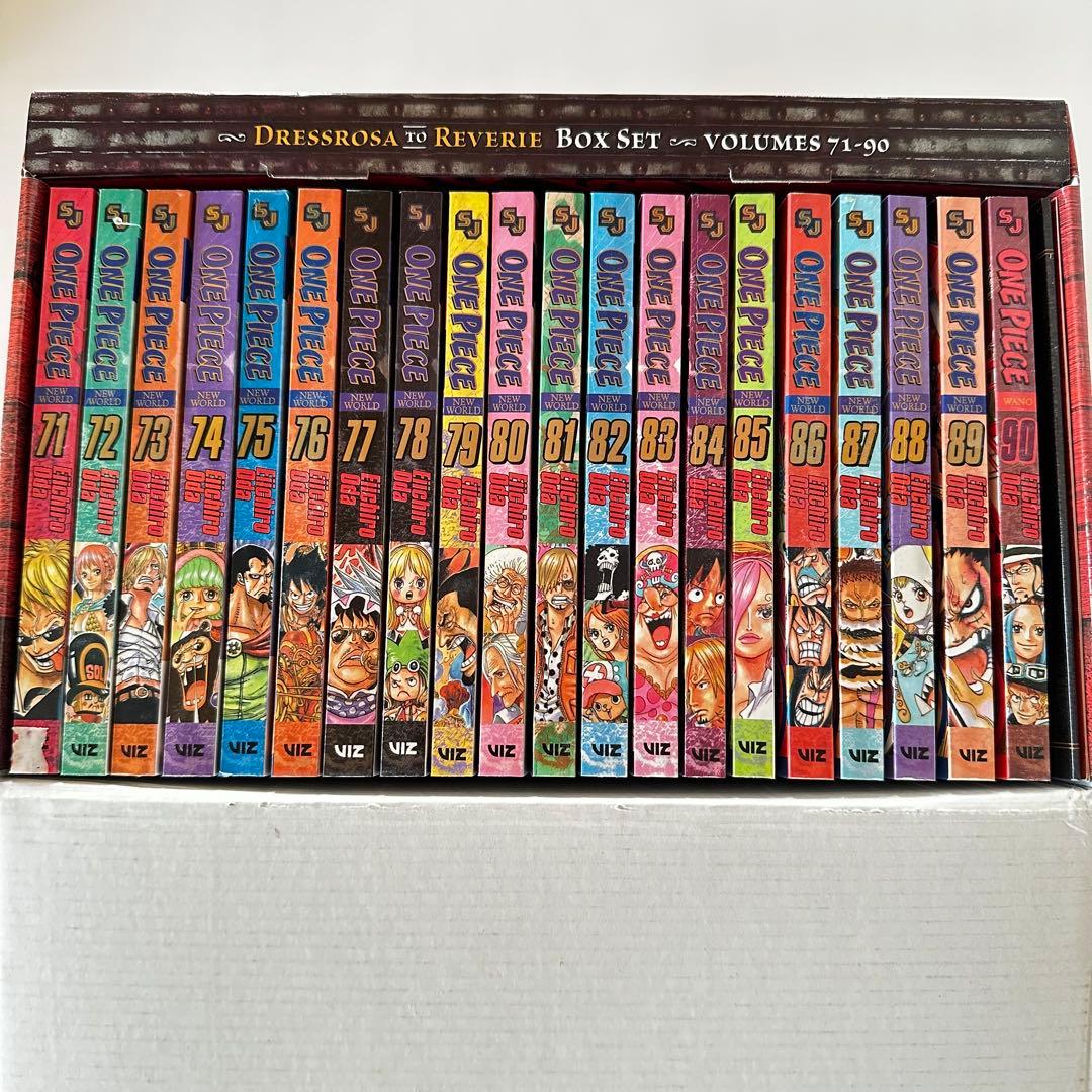 ワンピース 71〜90巻 20冊 英語 one piece 海外版漫画 洋書