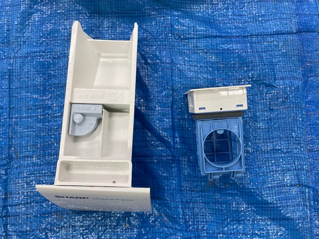 分解洗浄済　ドラム式洗濯機 7Kg シャープ ES-S7D-WR 2020