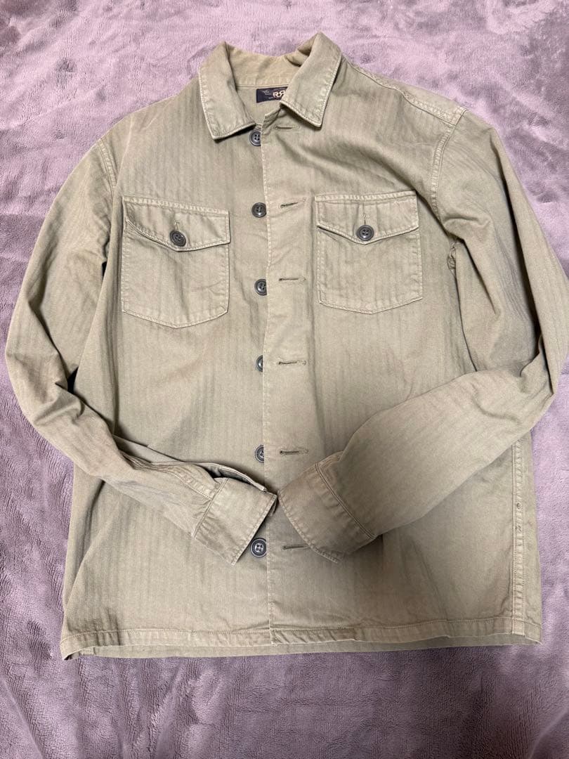 RRL ヘリンボーンツイルシャツ