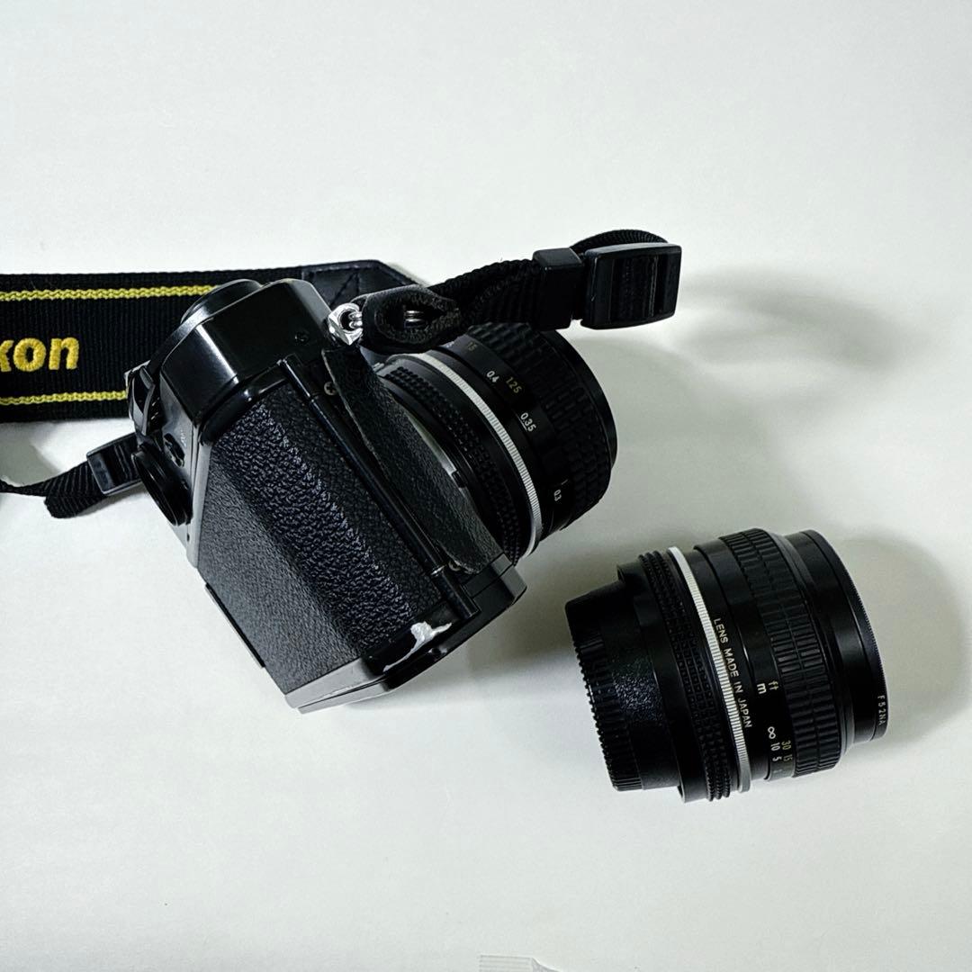 ニコン FM3A ブラック 35mm 50mmセット 完動品