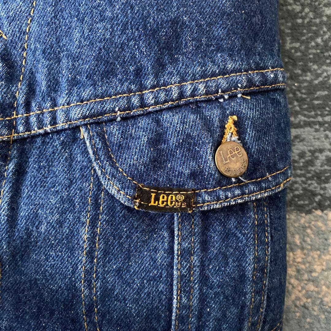 80's ヴィンテージ Lee 220J デニムジャケット USA製 XL