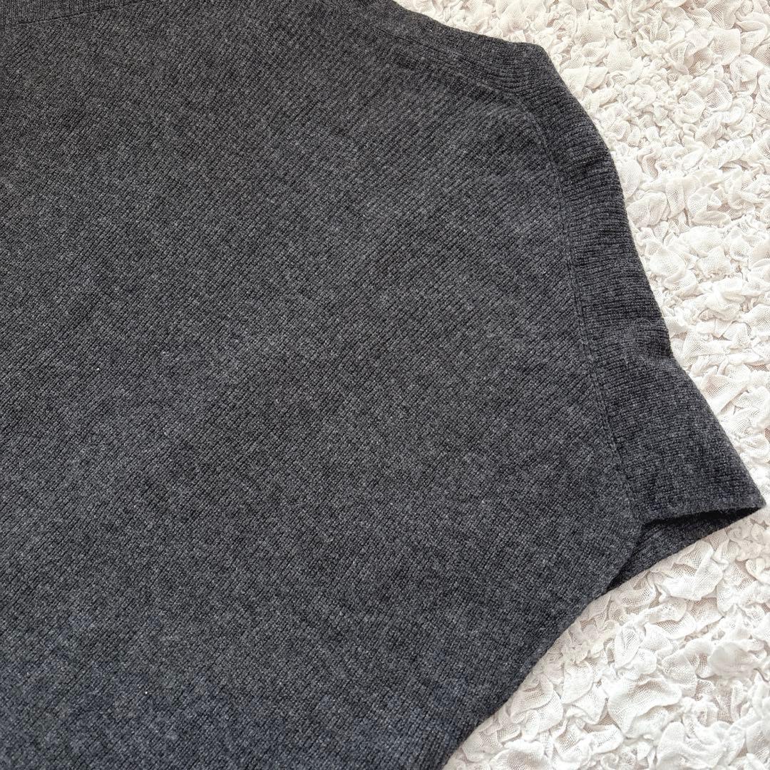 シロワン様　エヴァムエヴァ　ウール畦ロングベスト　wool 100%