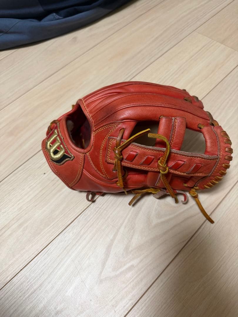 Wilson 硬式グローブ オレンジ