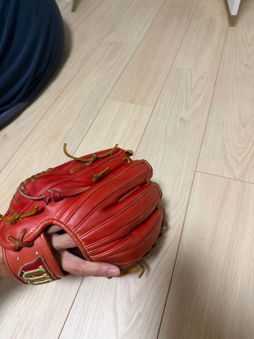 Wilson 硬式グローブ オレンジ