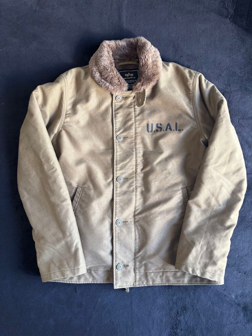 【Alpha industries】 N-1デッキジャケット XL