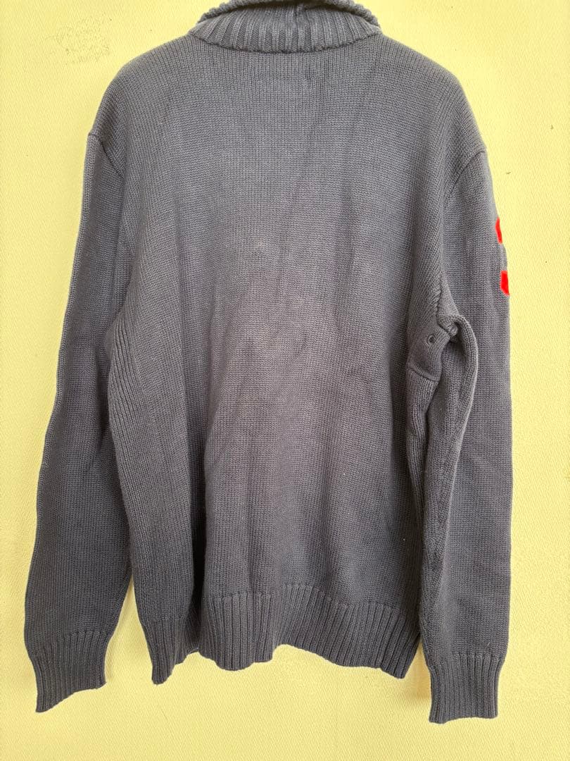 Polo Ralph Lauren ネイビー ジップアップセーター