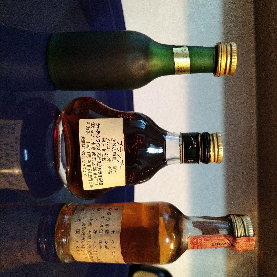 Hennessy XO、Napoleonなど古酒ミニボトル6本セット　新品未使用