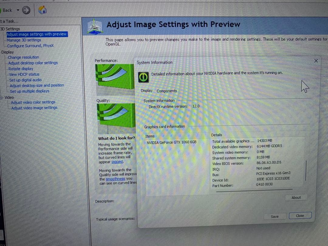 NVIDIA GEFORCE GTX 1060 6Gb【動作確認済み】