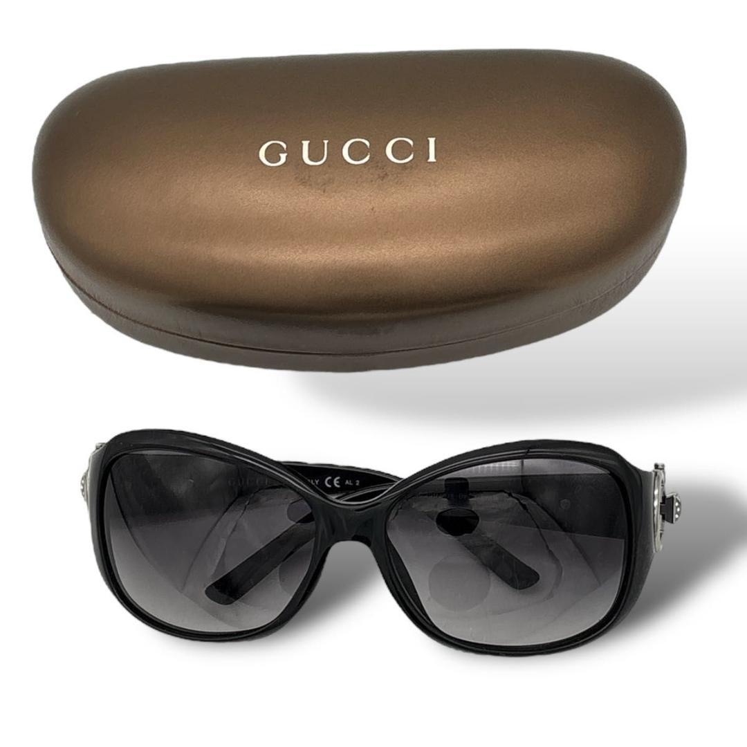 小物 GUCCI sunglasses vintage GG BLACK unisex