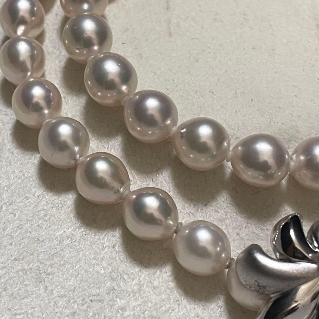 ミエ【CACHER✨超大珠】あこや本真珠 ネックレス 8.0-8.5 パー