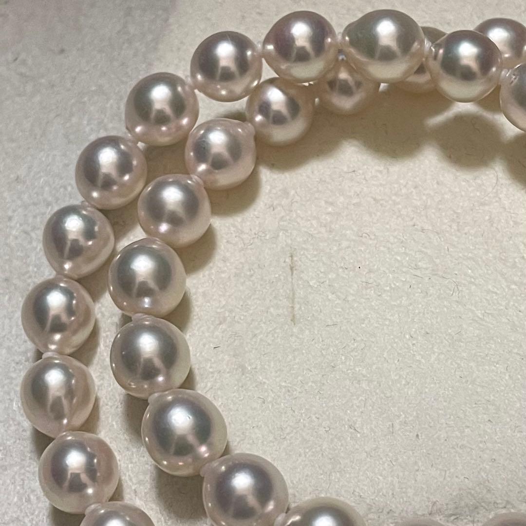 ミエ【CACHER✨超大珠】あこや本真珠 ネックレス 8.0-8.5 パー