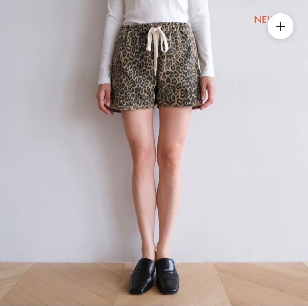 新品SeaRoomlynn ウエストギャザー Canvas ショートパンツ M