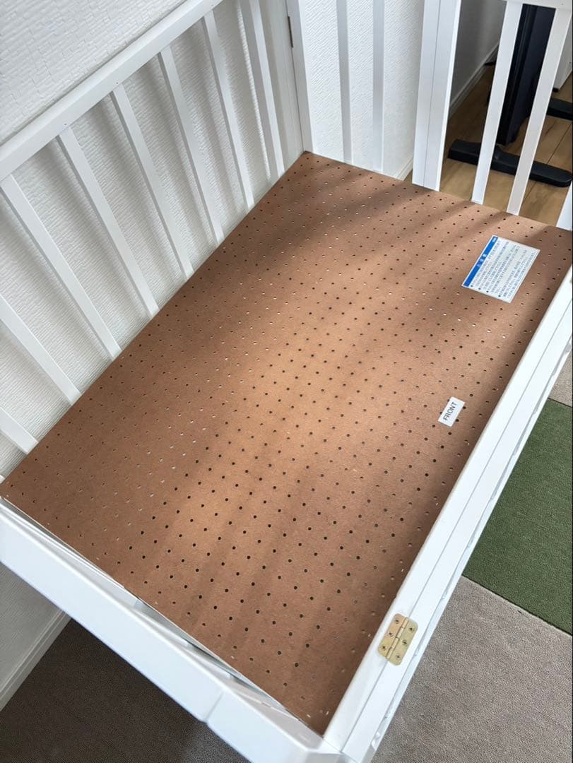 【美品⭐️送料込】KATOJI ベビーベッド(マットレスサイズ60×90)