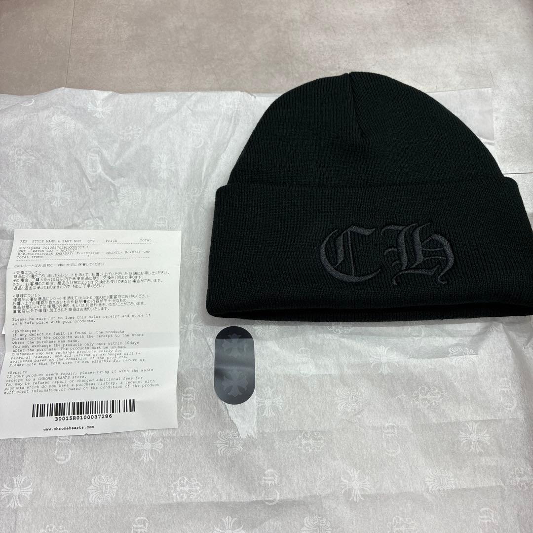 国内正規chromehearts chビーニー　ニット帽