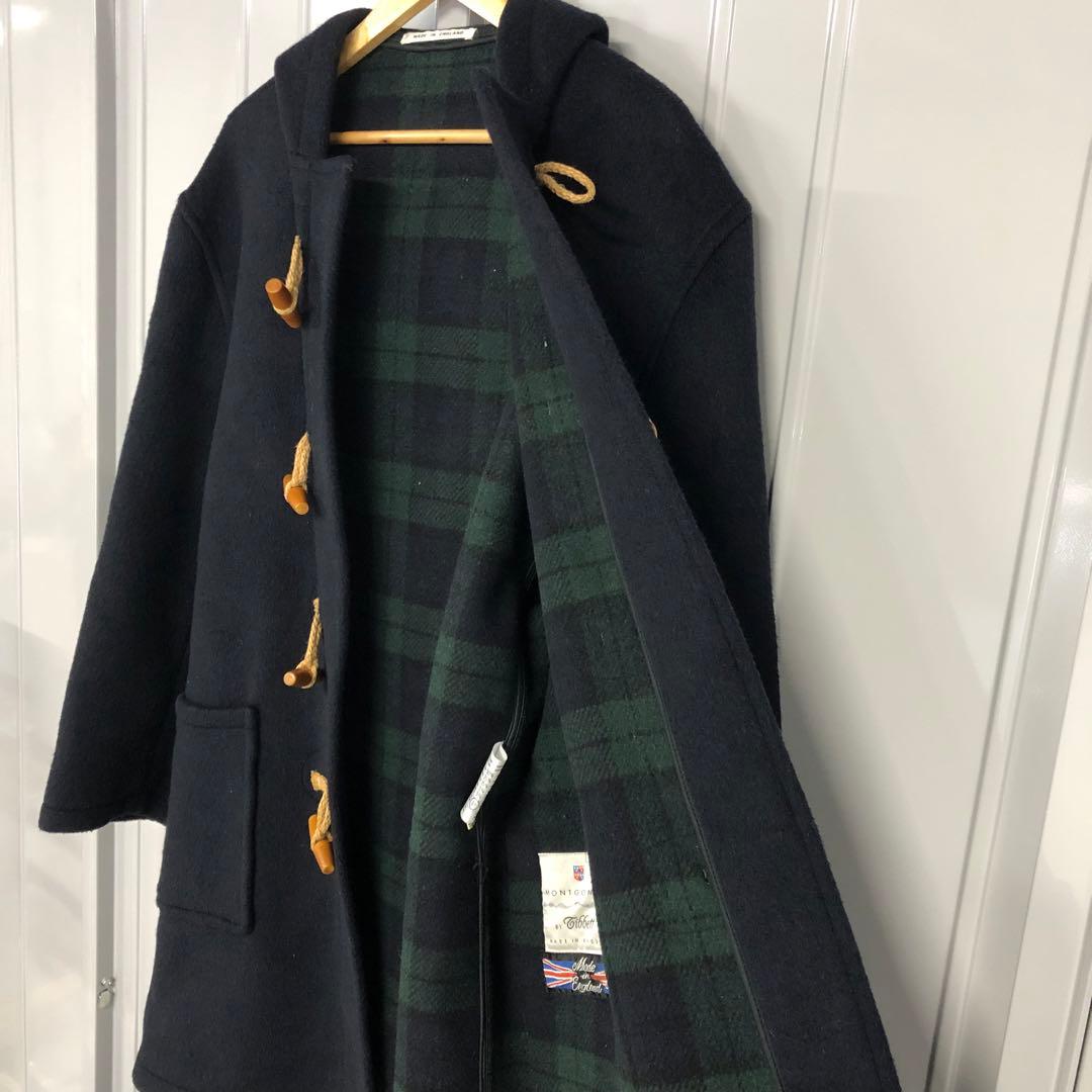 Ｍｏｎｔｇｏｍｅｒｙ　イングランド製　ダッフルコート　ネイビー　コート