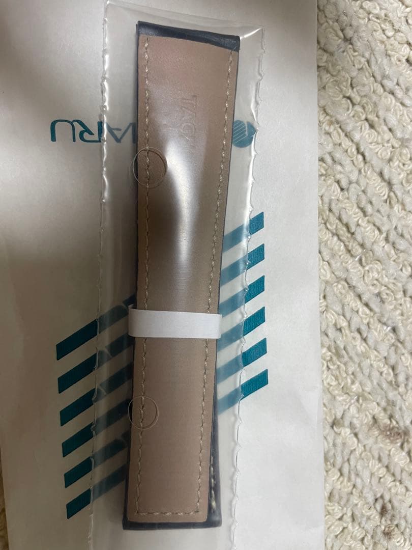 TAG Heuer 純正レザーベルト 黒 ベージュ