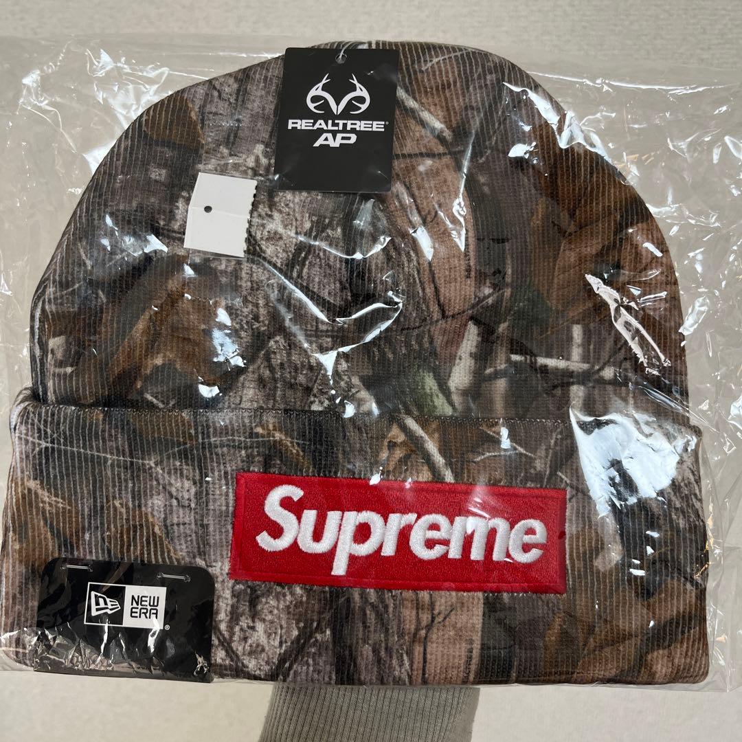 Supreme 迷彩 ニット帽 New Era