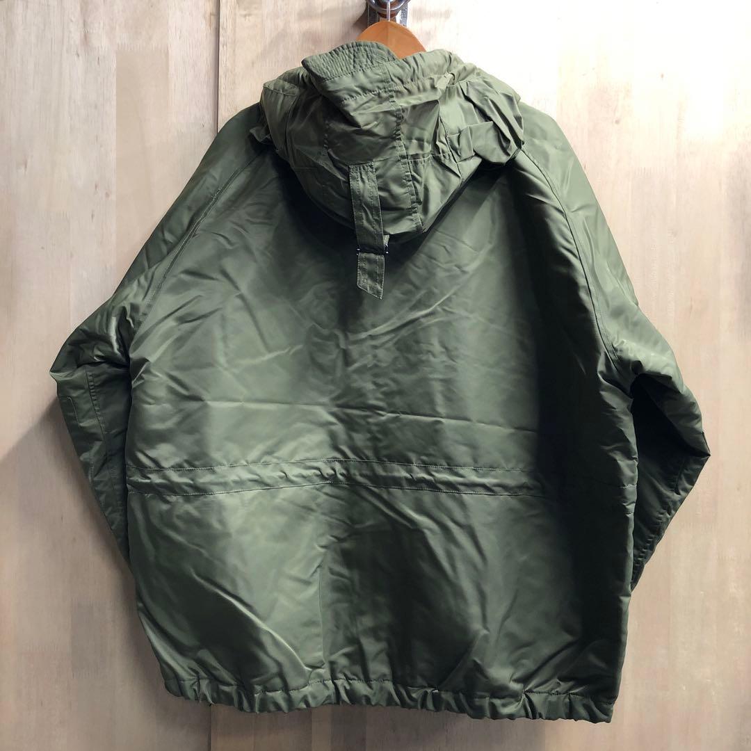 ヒューストン ミリタリー スモックパーカー ジャケット 中綿入り XL オリーブ