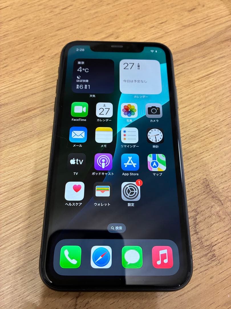 海外版iPhone11 64GB 本体　ブラック　シャッター音なし