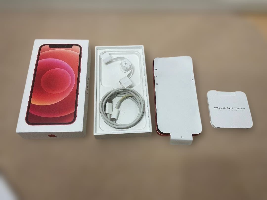 中古美品稼働品Apple iPhone 12 (PRODUCT)RED 64GB